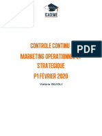 Sujet CCF Marketing Operationnel Et Strategique