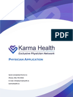 Karma Health - Physician - Application