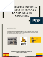 Diferencia Amnistia España Vs Colombia