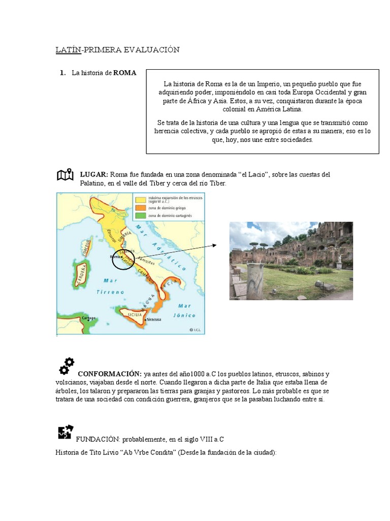 Latín 1 PDF Romulus y Remus latín