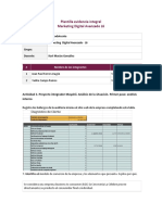 Actividad 3. Proyecto Integrador Mayahii. Análisis de La Situación. Primer Paso. Análisis Interno