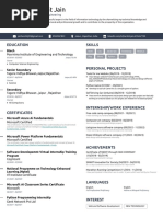 Harshit's Resume (Jainharshitj03@Gmail - Com)