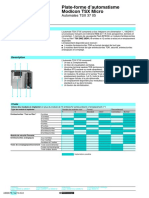 Modicon TSX Micro Bases Automates 43050-FR