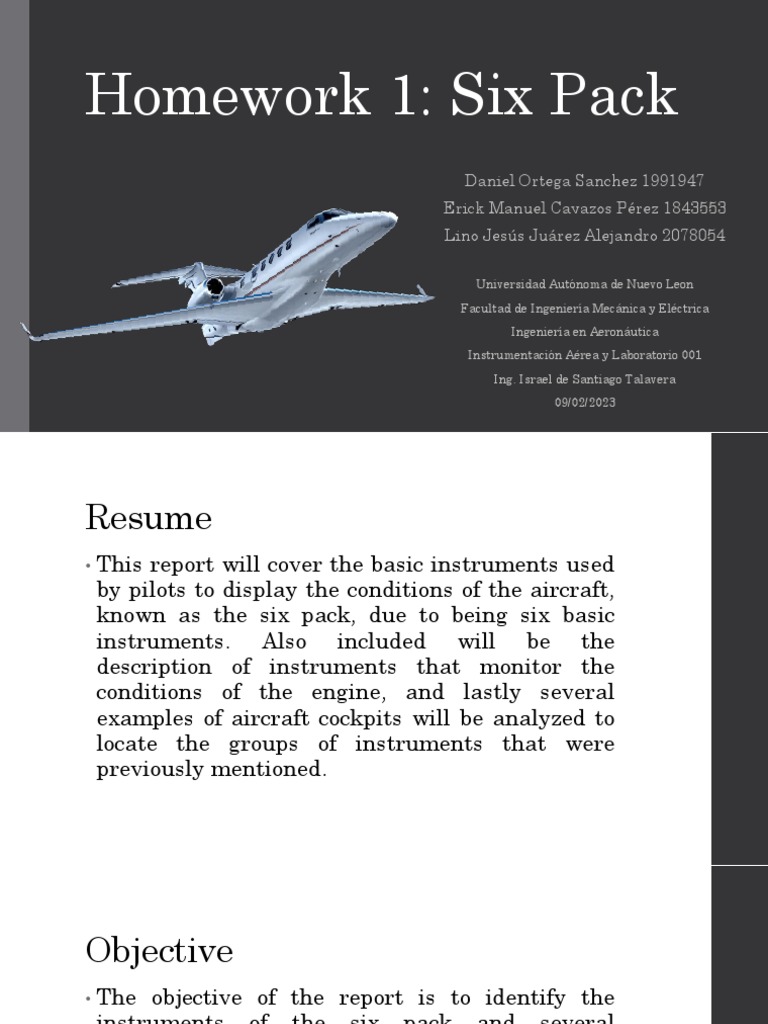 Understanding the Six Pack Instruments | PDF | Airspeed | Tools