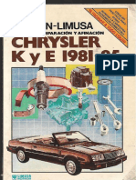 Chilton-Limusa Chrysler K y E 1981-85 (Ocr, Bookmarks) )
