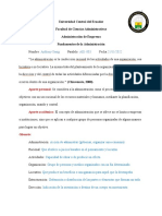 Deber #3 Fundamentos de La Administración