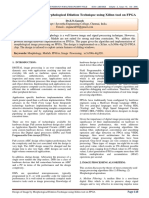 Design of Image by Morphological Dilation Technique Using Xilinx Tool On FPGA