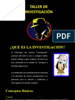 TALLER DE INVESTIGACION