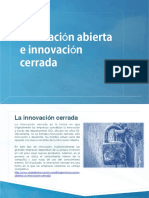 Diapositivas Sobre Innovación Abierta y Cerrada