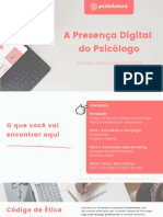 Psidofuturo - Ebook A Presenca Digital Do Psicologo