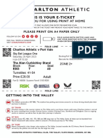 2022 - 23 Print at Home Ticket