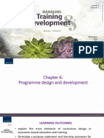Programme Design and Development - Chapter 6 HRMA211-1