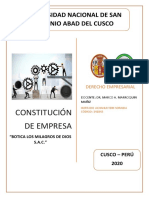 Trabajo D. Empresarial