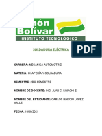 Soldadura Eléctrica de Arco