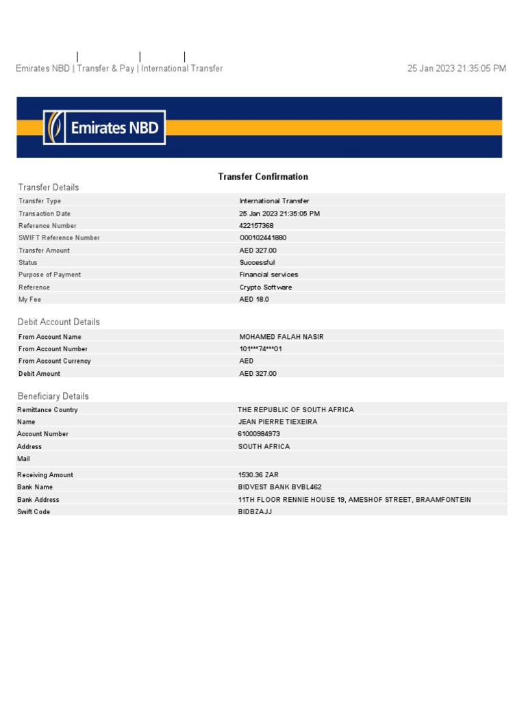 Transaction Receipt | PDF
