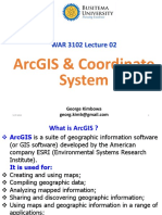 WAR 3102 Lec 02-ArcGIS and Coordinate System