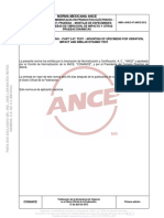 NMX-J-648/2-47-ANCE-2012: Pruebas montaje especímenes