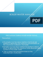 Boiler Water Analysis