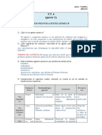 Lesiones químicas y su actuación