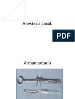 Anestesia Local Odontología