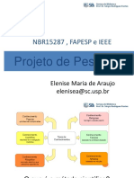 NBR15287, FAPESP e método científico