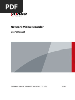 Dahua Network Video Recorder User's Manual V2.3.1 Eng