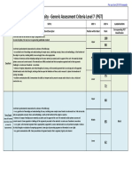 Postgraduate Taught (Level 7) Generic Assessment Criteria - For Use From 2018-19