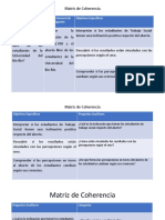 Matriz de Coherencia