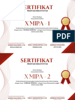 Gold Red Professional Certificate