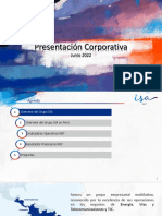 Presentación Corporativa ISA REP 2Q22