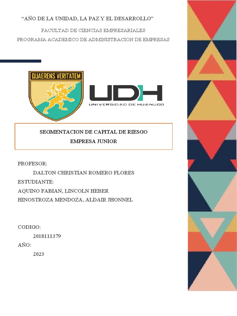 Capital de Riesgo y Empresas Junior | PDF | Capital de riesgo ...