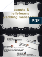 Peanuts & Jellybeans Wedding Messaages