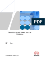 Compliance and Safety Manual RRU3936: Huawei Technologies Co., LTD