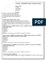 Chapter:-Cost Allocation, Customer Profitability Analysis, and Sales-Variance Analysis