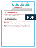 Test de Français A2