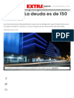 José Auad y El Problema de Emelec - "La Deuda Es de 150 Millones"