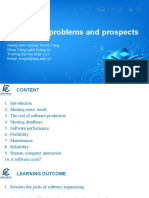 Chapter 1 - Software - Problems and Prospect