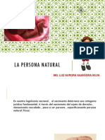 SESIÓN 3. PPT. La Persona Natural