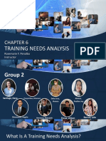Chapter 6 TRAINING NEEDS ANALYSIS - Presented by Group 2