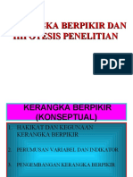 Modul Kajian Kerangka Berpikir Dan Hipotesis Penelitian