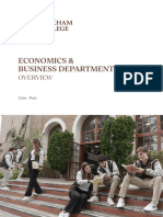 Markham College - Business & Economics Brochure 2023