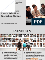 Panduan Dan Tata Tertib Workshop Online