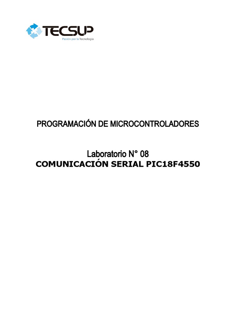 Lab08 ComunicacionSerial PIC18F4550-1 | PDF | Hardware de la ...