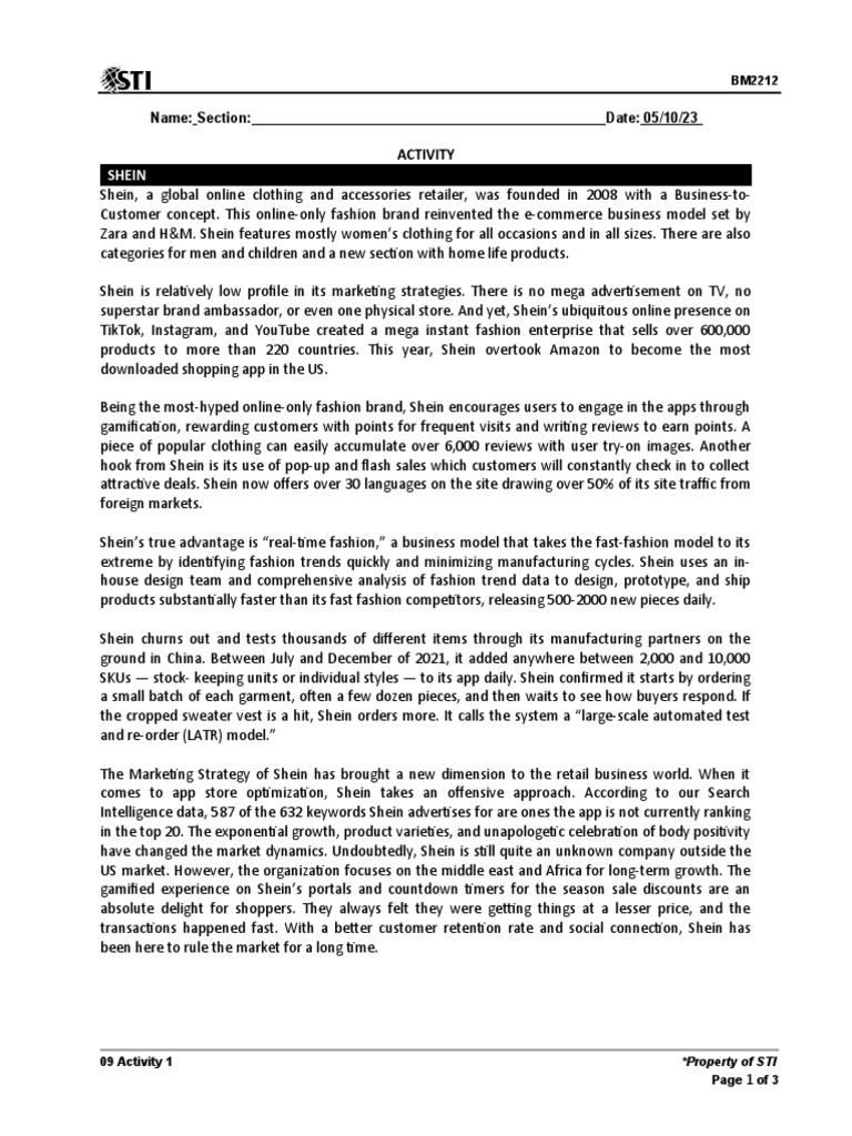 The RealTime Fashion Empire Analyzing the Marketing Strategy and