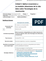 (APEB1-20%) Actividad 2 Aplicar Ecuaciones y Desigualdades para Modelar Situaciones de La Vida Real, Referente A Datos Sobre Tecnologías de La Información y Comunicación. FUNDAMENTOS MATEMATICOS