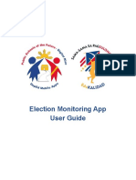 Manual For The Election Monitoring Apps