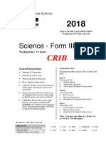 2018 Hy Form III Crib
