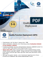 Pertemuan 5-6 TQM - Quality Function Deployment