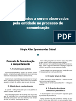 Procedimentos comunicação