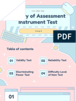 Quality of Assessment Instrument Test - Group 6